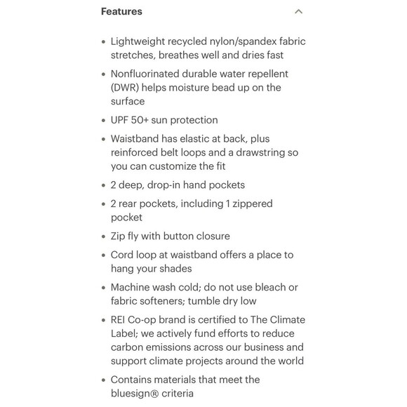 Rei Co-Op Sahara Bermuda Shorts Womens 10 Black Stretch Hiking Travel Bluesign - Picture 3 of 11